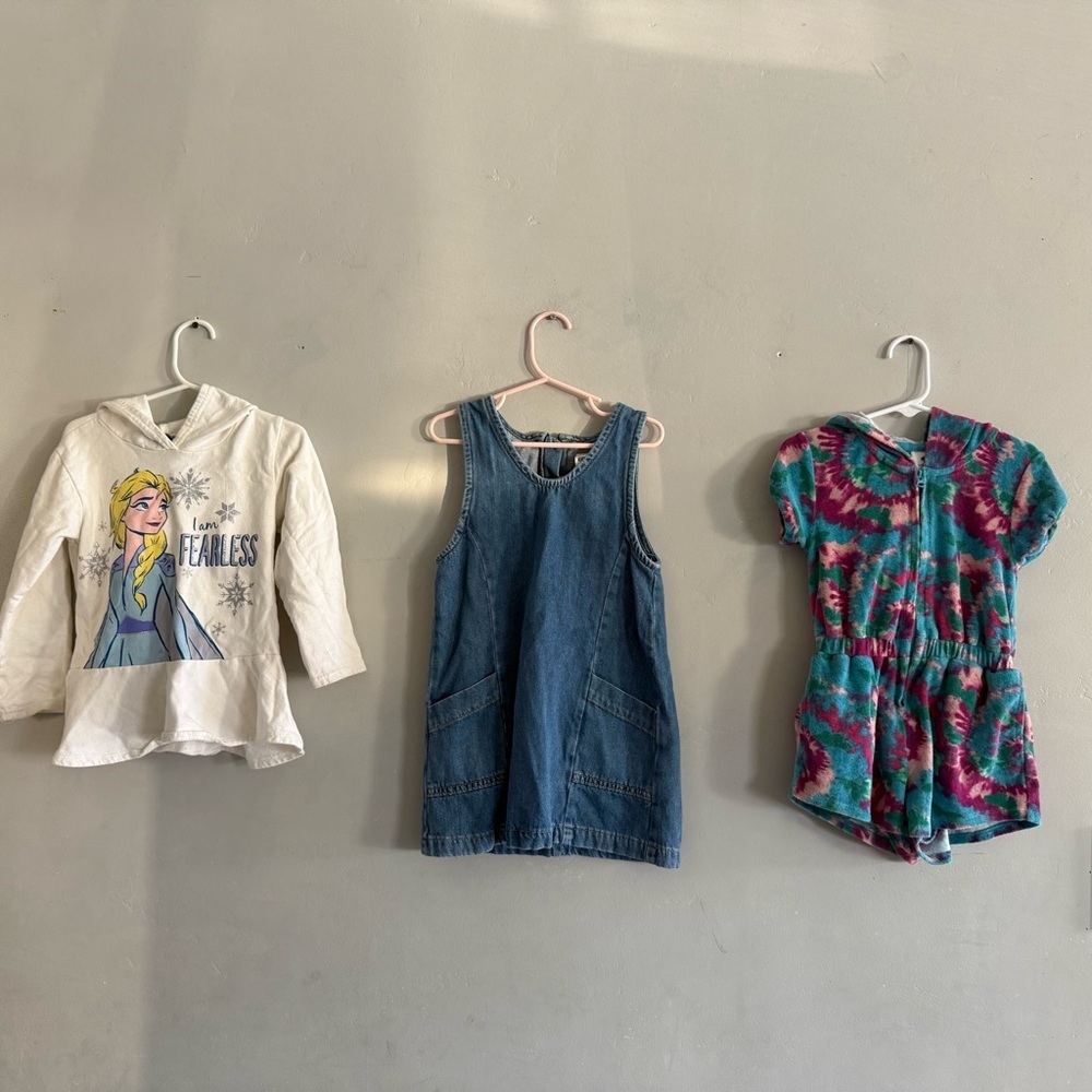 Frozen Elsa Toddler Girl Clothes Bundle Kids Dress